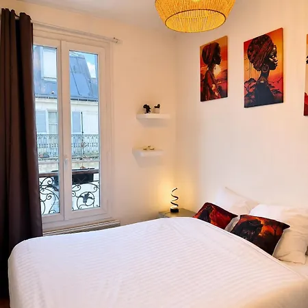Etoile Montmartre- Vue Tour Eiffel - 3 Min Du Sacre-Coeur Paris