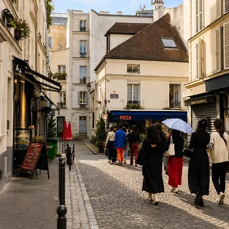 Etoile Montmartre- Vue Tour Eiffel - 3 Min Du Sacre-coeur